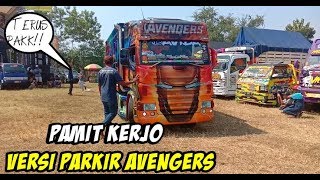 Download lagu NDX A. K. A ' PAMIT KERJO' Versi Truk Avengers Parkir Kopdar DST (Driver Solo Timur) full Mboiss mp3