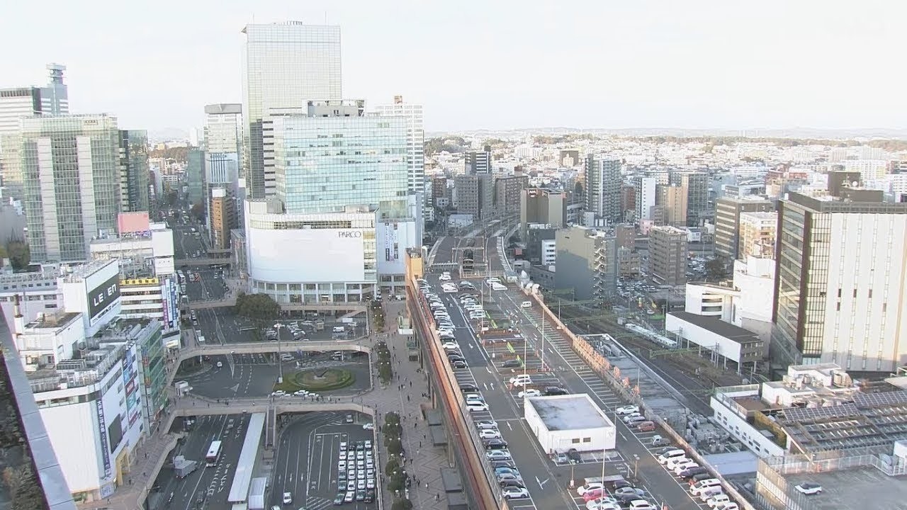 Live webcam view of Sendai Station Pedestrian Deck View