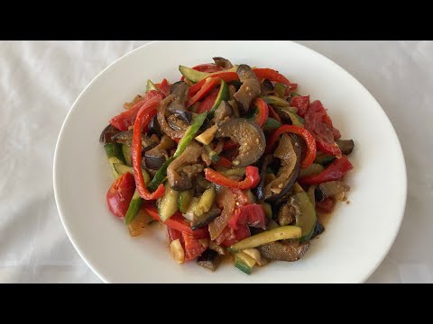 Салат из баклажанов, қазақша рецепт.