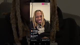 Lil Durk Instagram Live 1/12/2022