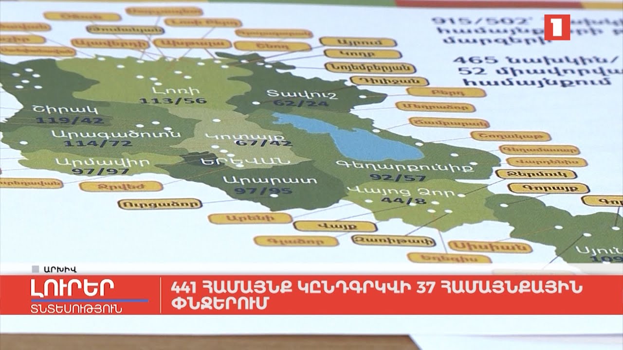441 համայնք կընդգրկվի 37 համայնքային փնջերում