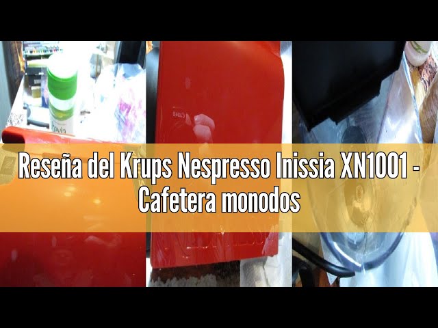Vídeo relacionado con Nespresso Krups Inissia XN1001 - Cafetera monodosis de cápsulas Nespresso, 19 bares, apagado automático, color blanco