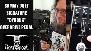 Video thumbnail for Sammy Demos his Signature “Dybbuk” Overdrive Pedal and his Amp Settings by Acid Bath Archive