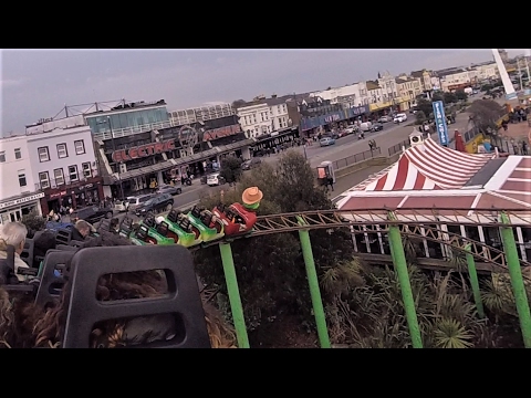 [HD] Green Scream On Ride POV- Adventure Island - 60fps