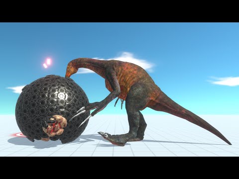 THE STEEL BALL vs UNITS - Animal Revolt Battle Simulator