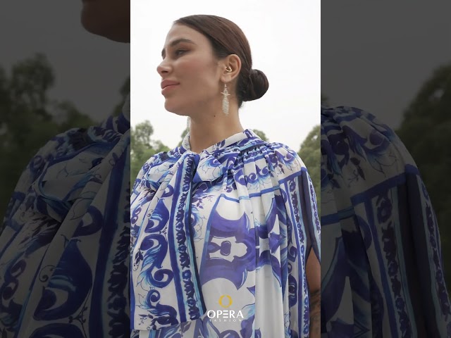 جلابية واسعة مشجر