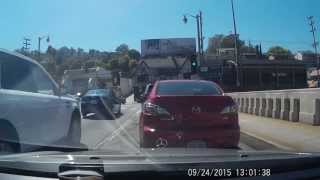 L.A. Road Rage caught on Dash Cam