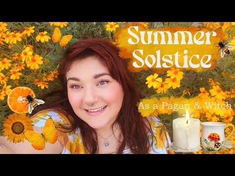 Ideas for celebrating the summer solstice & litha as a witch & pagan.