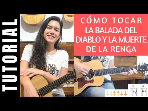 cómo tocar LA BALADA DEL DIABLO Y LA MUERTE de LA RENGA en guitarra tutorial acordes