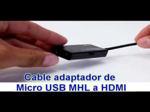 Cable adaptador de Micro USB MHL a HDMI
