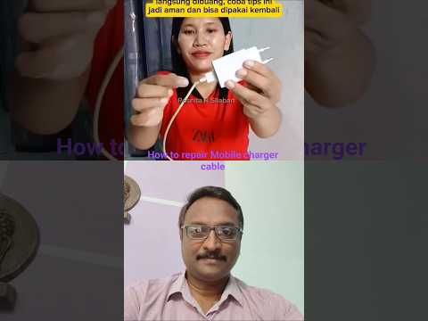How to repair Mobile charger cable🍁#ideas #skills #viral #youtubeshorts #trend