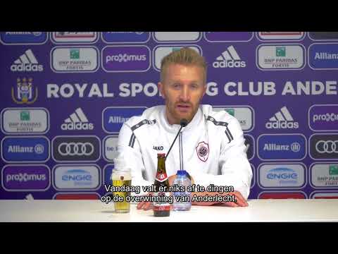 Reactie Wim De Decker na wedstrijd R.S.C. Anderlecht - Royal Antwerp F.C. 11/03/2018 #COYR