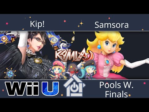 KamiCon 2018 - Kip! (Bayonetta) vs Samsora (Peach) - Smash 4 Pools W. Finals