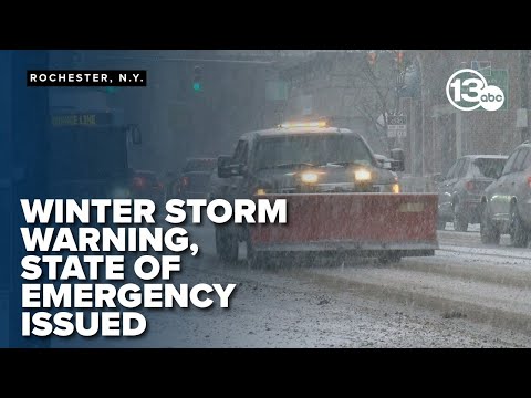 New York braces for winter storm and extreme cold, prompting state of emergency
