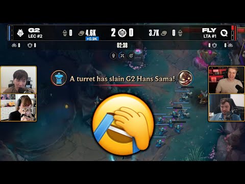 Hans Sama crashes into the first tower