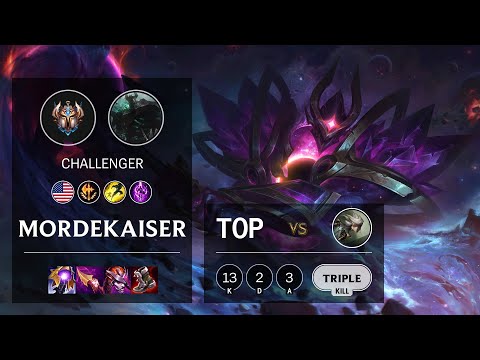Mordekaiser Top vs Camille - NA Challenger Patch 11.5
