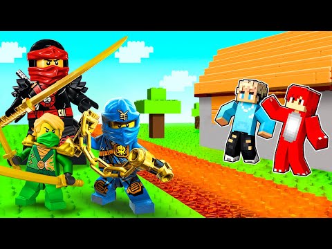 LEGO NINJAS vs SICHERSTES HAUS! (MINECRAFT)
