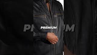 Black Hooded Bomber Jacket