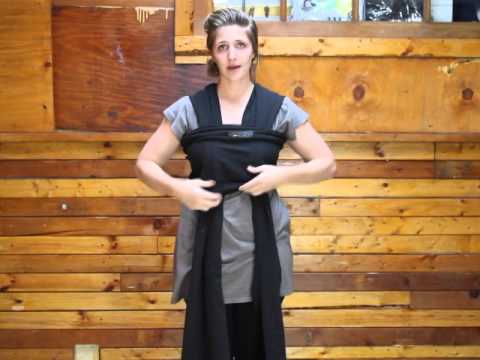 How to Wear a Boba Stretchy Wrap with a Newborn