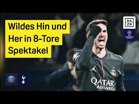 Paris Saint-Germain - Tottenham Hotspur | UEFA Champions League | DAZN Highlights