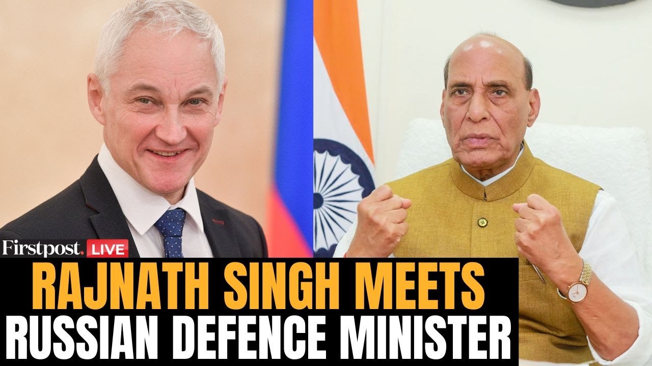 LIVE: Russian Defence Minister Andrey Belousov, Rajnath Singh at National War Memorial | Putin