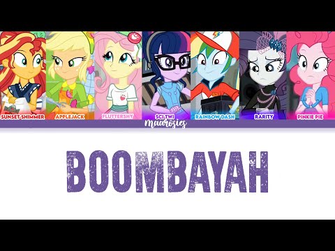 MLP BOOMBAYAH - BLACKPINK Lyrics | How would mlpeg sing