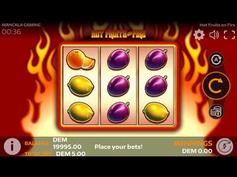 Hot Fruits on Fire – Video Gameplay