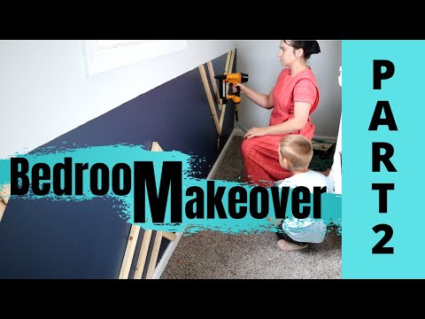 BEDROOM MAKEOVER PART 2 / GUEST BEDROOM MAKEOVER /  POSITIVELY AMY
