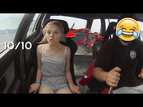 REAÇÕES DE MULHERES EM CARROS ESPORTIVOS/TURBO