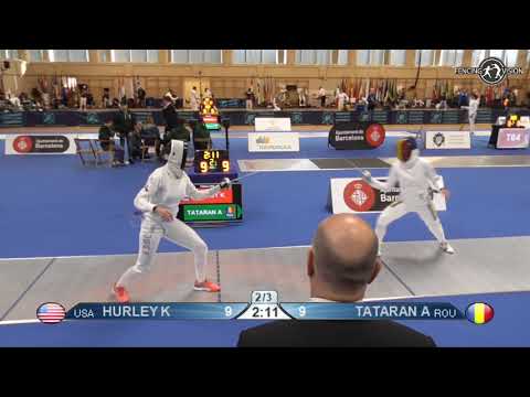 85 T64 05 F E Individual Barcelona ESP WC BLUE  HURLEY Kelley   USA  vs  TATARAN Amalia  ROU