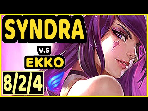 YEN (SYNDRA) vs EKKO - 8/2/4 KDA MID CHALLENGER GAMEPLAY - NA