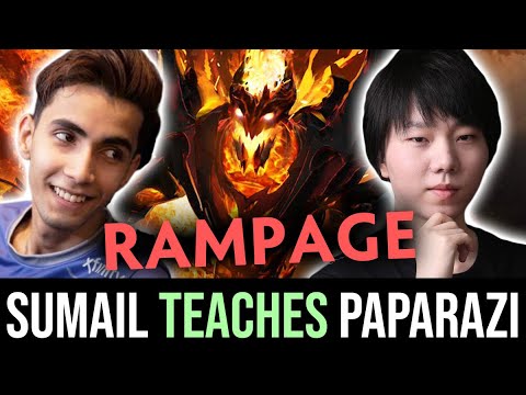 Secret.SUMAIL gives PAPARAZI a few Shadow Fiend lessons
