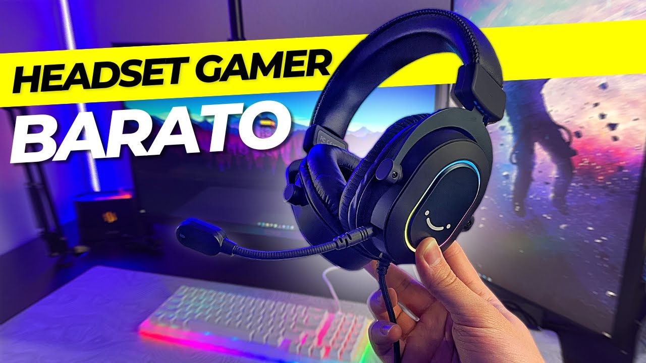 Encontrei o MELHOR Headset Gamer BARATO!!! (MICROFONE INCRIVEL) - Fifine H6