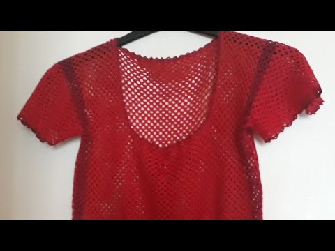 Bluză croșetata pt primăvară/vară.Sfatul bunicii.Gehakelte bluse.Crocheted blouse.Camicetta uncineto