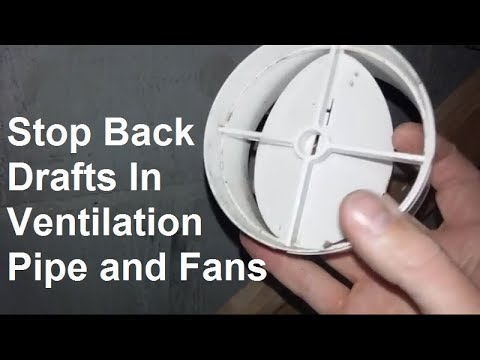 Showing of ventilation extractor fan