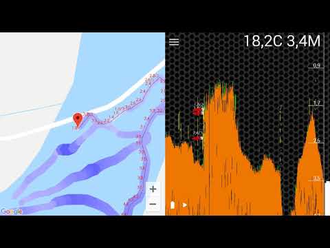 XFishFinder sonar fish finder Video