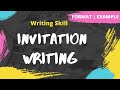 Invitation Writing | Invitation and Replies | Format | Example | Exercise