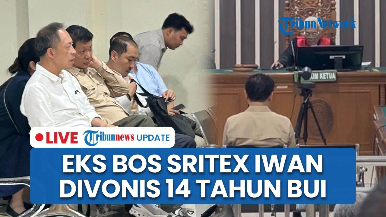 LIVE: Eks Bos Sritex Iwan Divonis 14 Tahun Penjara Kasus Korupsi, Hotman Paris: Putusan Salah Total