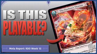 Proxia Vault Card Finally Being Played | Meta Report: RDO Week 13 | Grand Archive TCG
