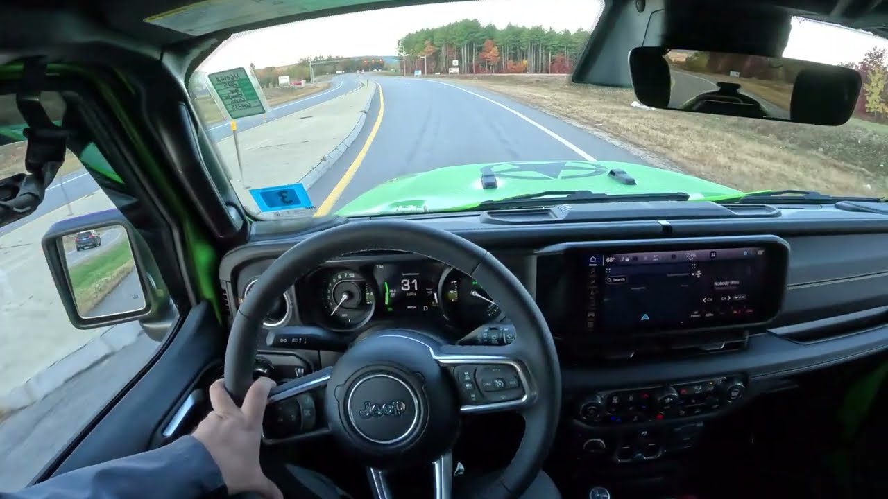 2025 Jeep Wrangler Sahara 4Xe POV Drive/Review