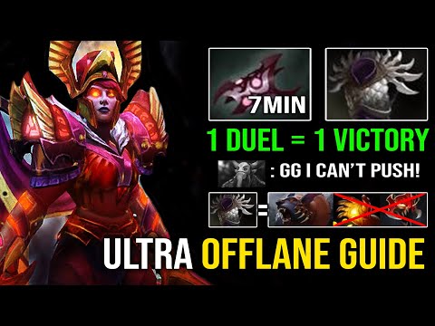 How to Offlane LC Against Ursa with 7Min Armlet | EZ Solo Duel Everyone +260 DMG Dota 2