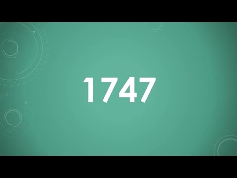 Das Jahr 1747 einfach und kurz erklärt