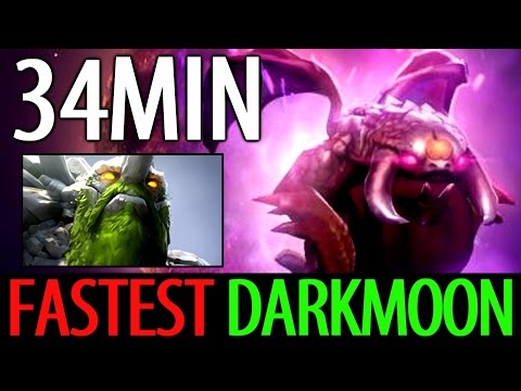 Dark Moon Event FASTEST WIN (34min) with Tiny Dota2