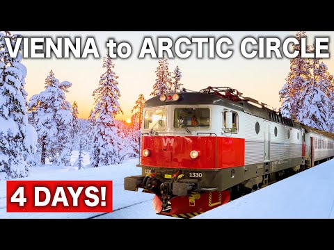 4 DAYS Vienna to the Arctic Circle by Europe's Sleeper Train! | Austria🇦🇹→Germany🇩🇪→Sweden🇸🇪