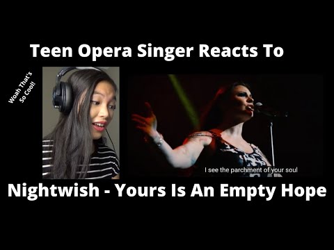 Teen Opera Singer Reacts To Nightwish - Yours Is An Empty Hope