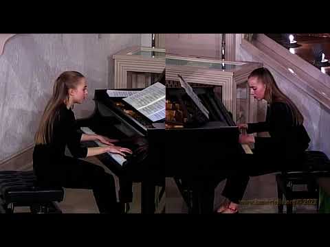 Duo Dallagnese esegue S. Rachmaninov - dalla Suite n.2 op.17 per 2 pianoforti: Tarantella