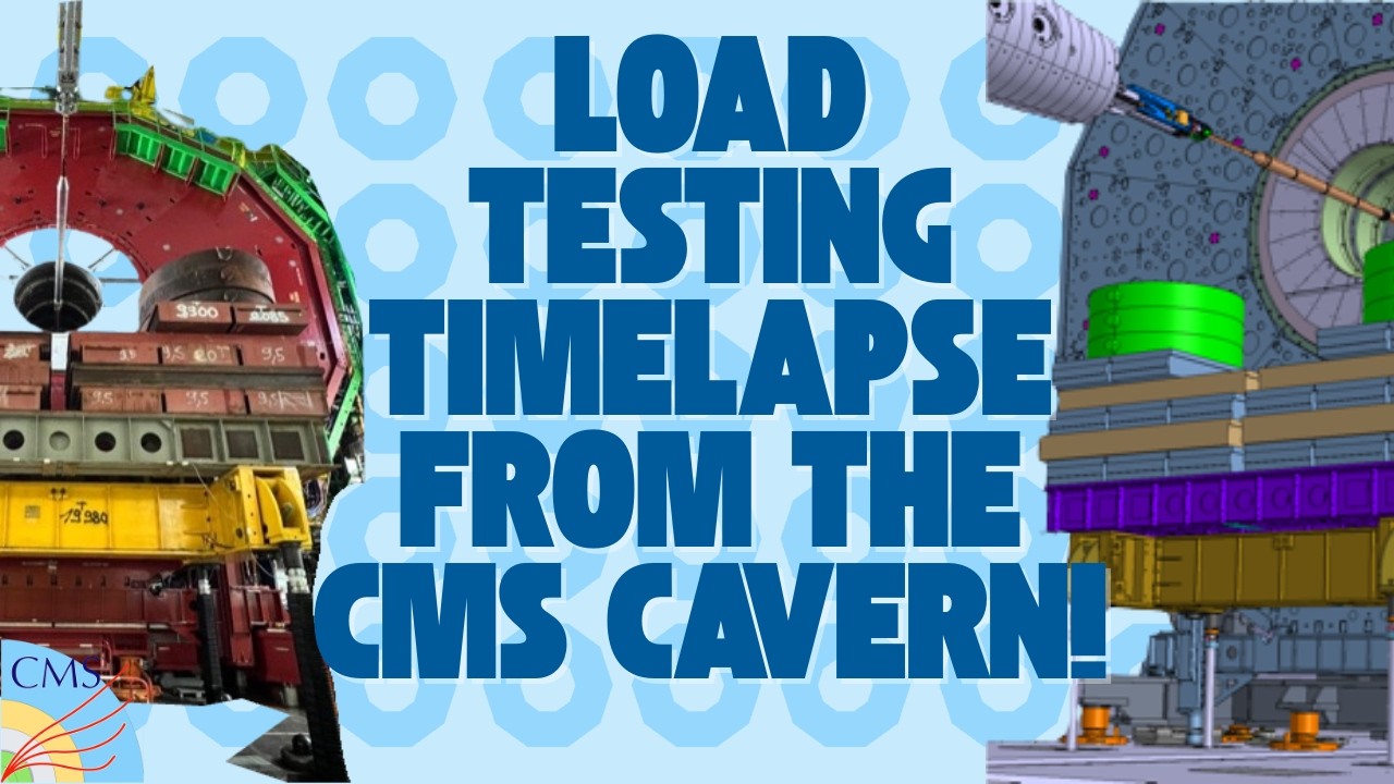 Load testing the spindles in the CMS Cavern!