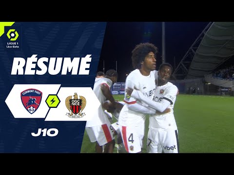 Resumen de Clermont vs Nice Jornada 10