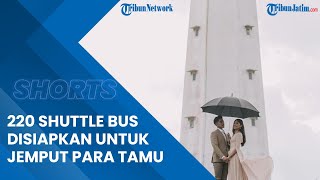 220 Shuttle Bus Disiapkan untuk Menjemput 6 Ribu Tamu Resepsi Pernikahan Kaesang dan Erina