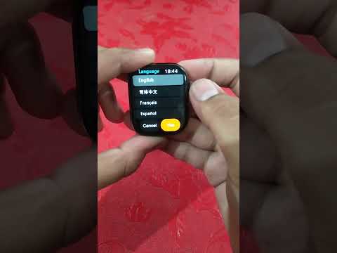 HOW TO CHANGE LANGUAGE IN WATCH 9 MAX.